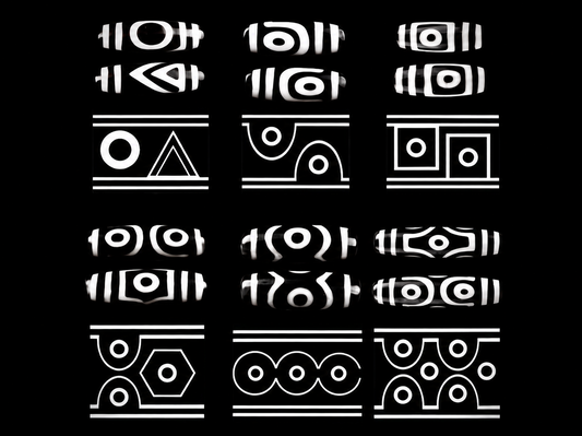 Dzi bead meaning guide from one-eye to nine-eye symbols