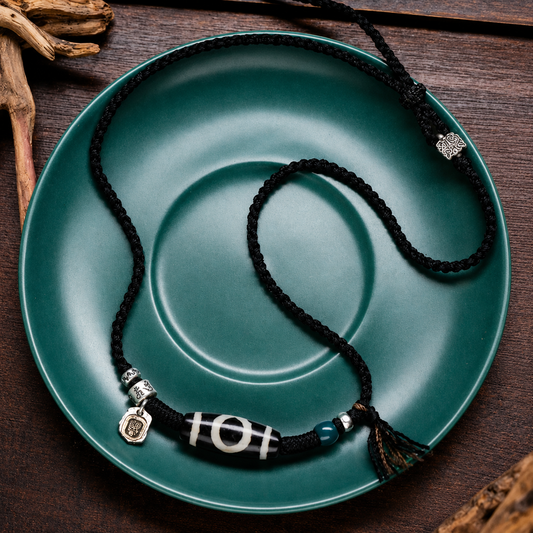 Dzi bead totem selection for meaningful wearable Himalayan art