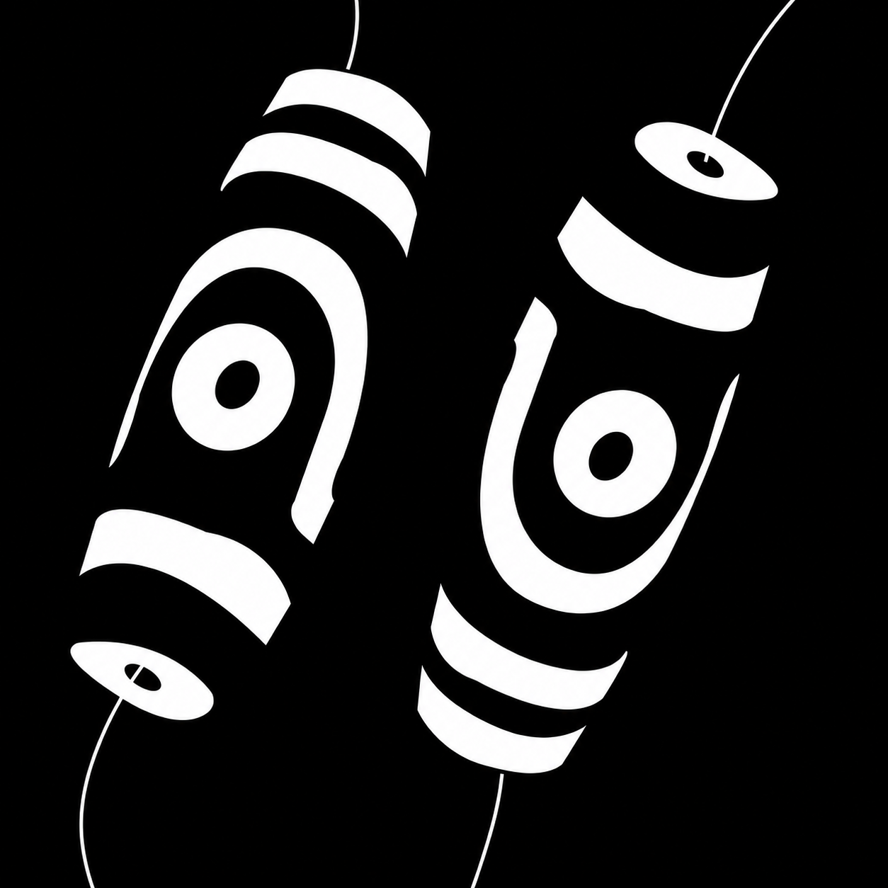 Two-Eye Dzi Beads