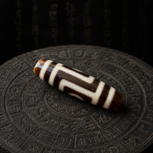 Two-Eye Dzi Bead