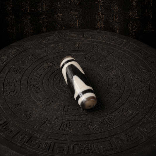 Tiger Tooth Dzi Bead