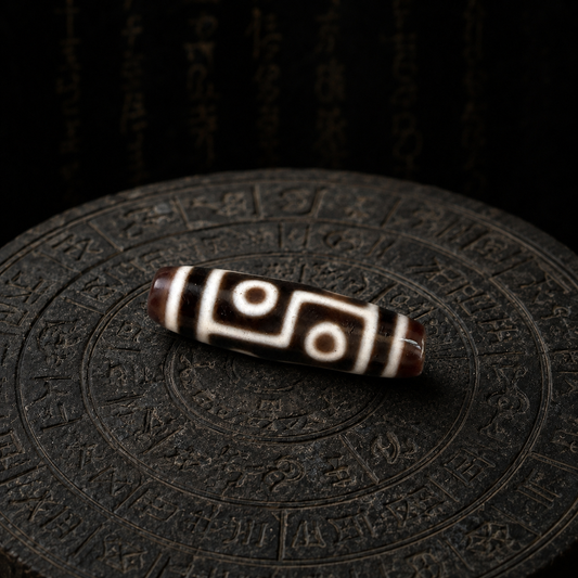 Six-Eye Dzi Bead