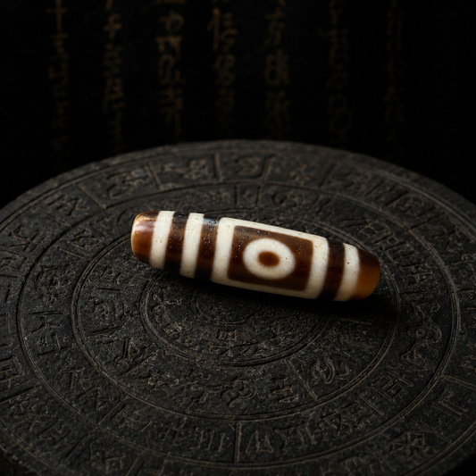 Two-Eye Dzi Bead